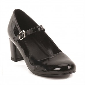 Funtasma SCH50/B 2" Heel Plain Mary Jane Schoolgirl Retro Shoe