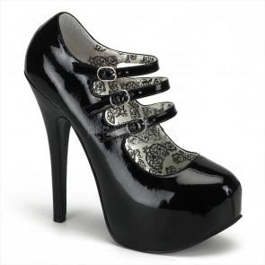 Bordello TEEZE-05 Blk Pat